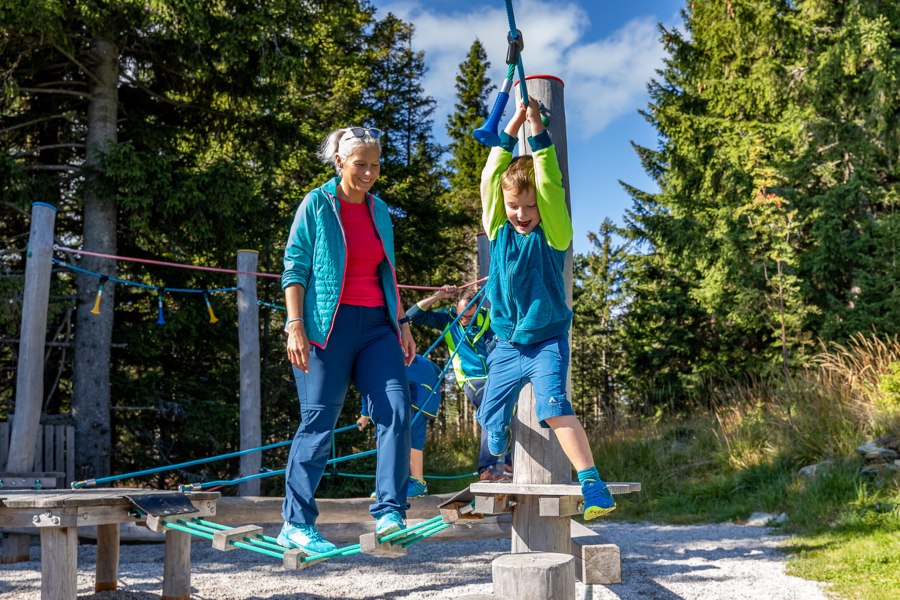 Auspowern am Abenteuer-Spielplatz