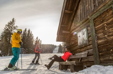 Skifahren auf der Erlebnisalm Mönichkirchen, © Schischaukel Mönichkirchen-Mariensee GmbH/Fülöp