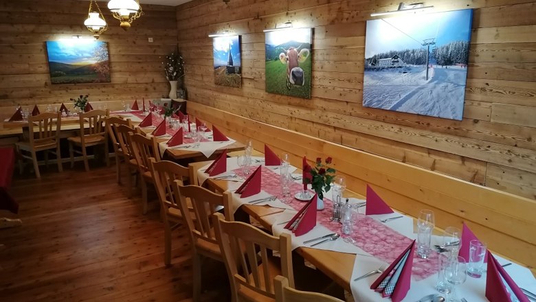 Der Saal f&uuml;r Festlichkeiten, &copy; Alpengasthof Fernblick, Fam. P&ouml;lzelbauer